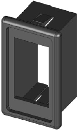 Single mounting panel