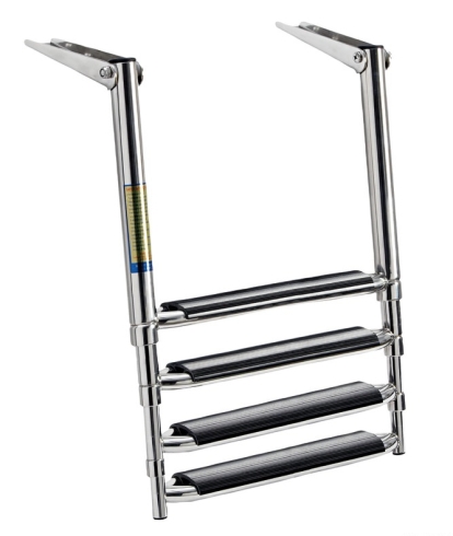 BIG Telescopic ladder for platform 4 steps