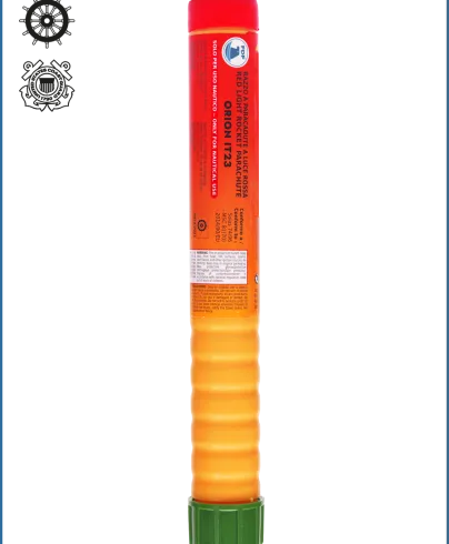 Red Parachute Rocket Flare