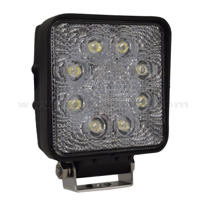 Водоустойчив фар - 110 х 100 мм, 8 x LED