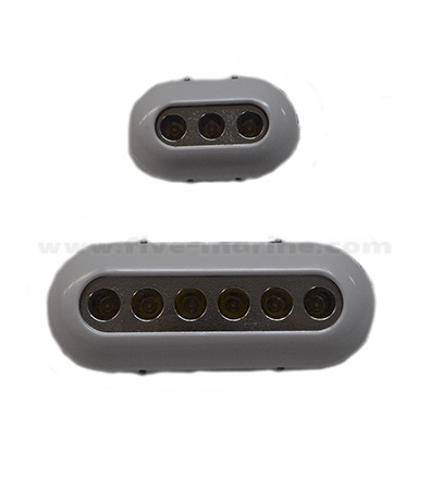 Подводна светлина, LED - Inox, пластмаса, IP68