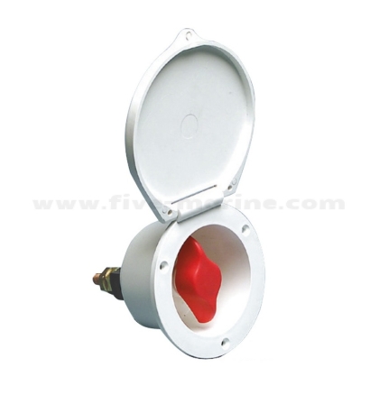 Heavy-Duty Built-In Marine Battery Switch (Removable Key)