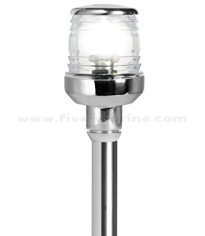 Топова светлина с жак, Inox, 12V/10W, 60 см - за лодки до 20 м