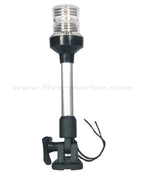 Кръговидима светлина с основа, бяла светлина, 12V/10W - 24 см
