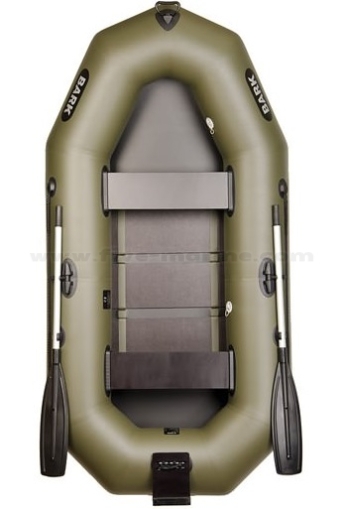 Inflatable boat BARK B-260N, two-man, rowing boat, with transom board