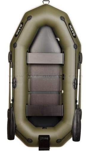 Inflatable boat BARK B-260NP, two-man, rowing boat, with transom board, rubbing strake