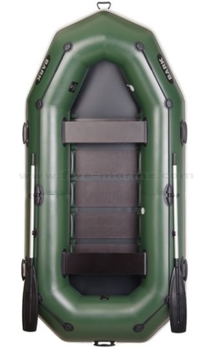 Inflatable boat BARK B-300P, three-man, rowing boat, rubbing strake