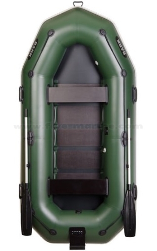 Inflatable boat BARK B-300NP, three-man, rowing boat, with transom board, rubbing strake