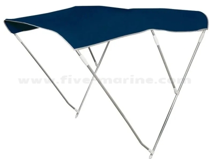Bimini 3 Arms Made in Stainless Steel Pipes, blue, AISI316