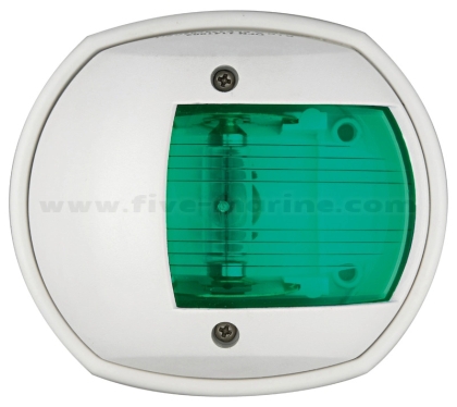 Classic 12 White/112.5° Green Navigation Light