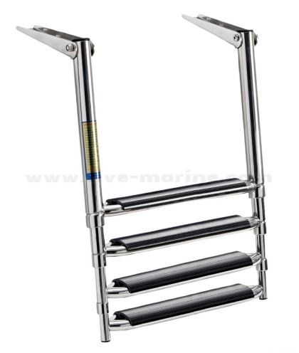 BIG Telescopic ladder for platform 4 steps