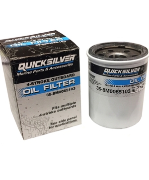 Маслен филтър QUICKSILVER за двигатели 8-60 кс, 35-8М0162830