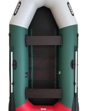 Inflatable boat BARK B-300NP, three-man, rowing boat, with transom board, rubbing strake
