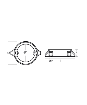 Цинков анод VOLVO PENTA - VP-800704bis 