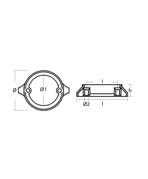 Цинков анод VOLVO PENTA - VP-800704bis 