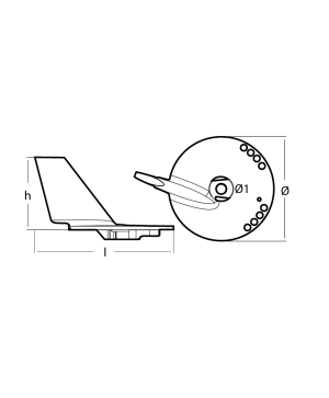 Цинков анод EVINRUDE - 00927 