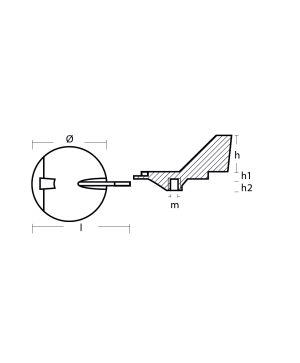 Цинков анод YAMAHA - 01134SX 
