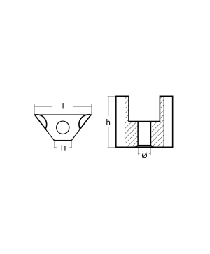 Цинков анод YAMAHA - 01147 