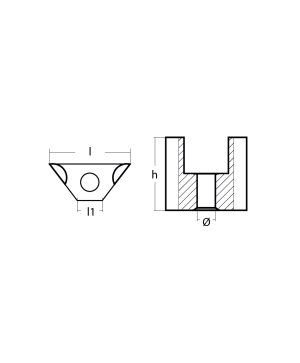 Цинков анод YAMAHA - 01147 