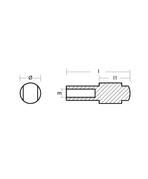 Цинков анод YAMAHA - 01151 