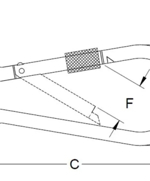 Snap hook DIN5299D