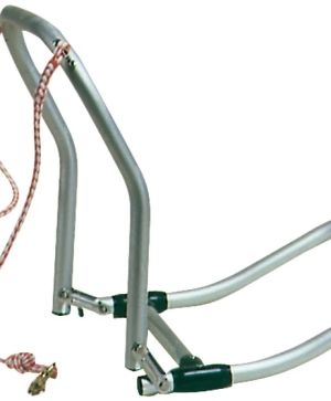 Anodised aluminimum ladder for inflatable boats