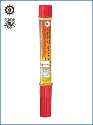 “Elios” Handheld Red Distress Flare – SOLAS Signal, 60 sec