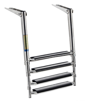 BIG Telescopic ladder for platform 4 steps