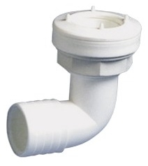 Hose adapter 37 mm 90°